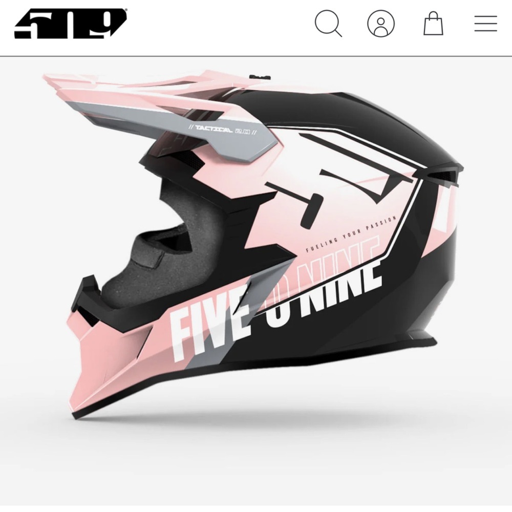 509 Pink and Black Helmet